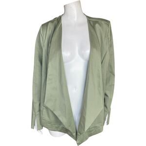 Isaac Mizrahi Live! Elements Stretch Knit Jacket Rosemary 2X NWOT Long Sleeve